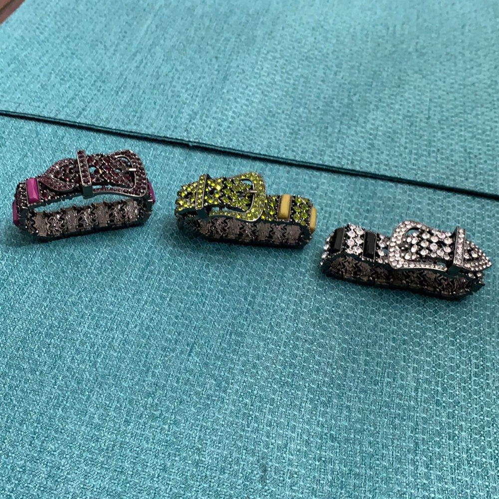 Set of 3 bracelets. Stretches to fit.